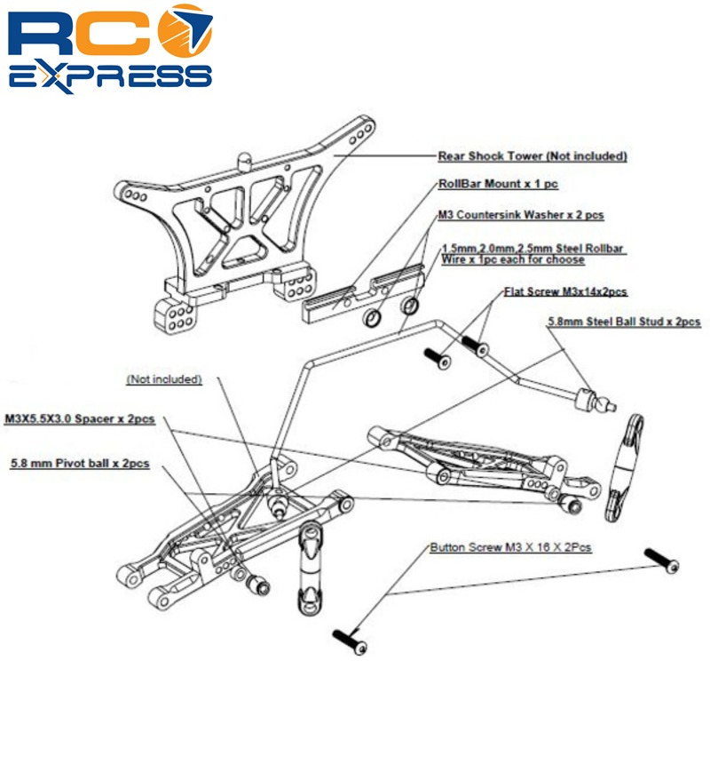 traxxas slash 2wd screw list
