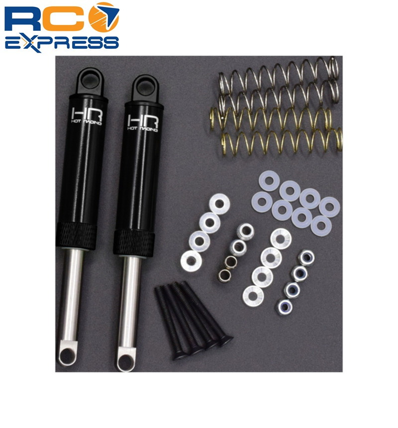 Hot Racing TD90T01 Black 90mm Internal Spring Air Shock - CNC Aluminum RC Crawler Shocks
