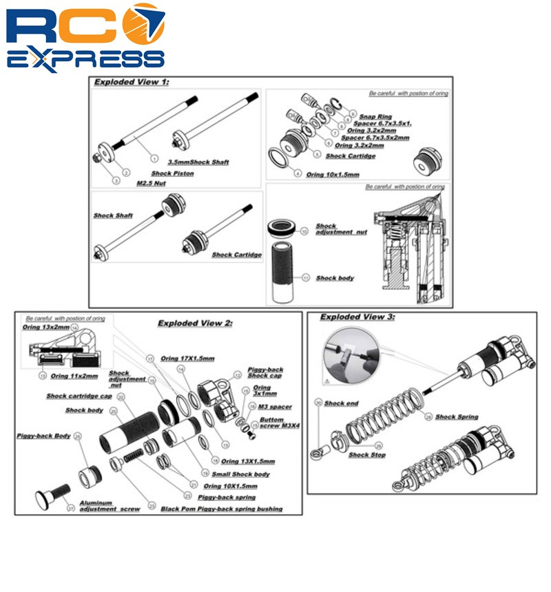 stampede 2wd shocks