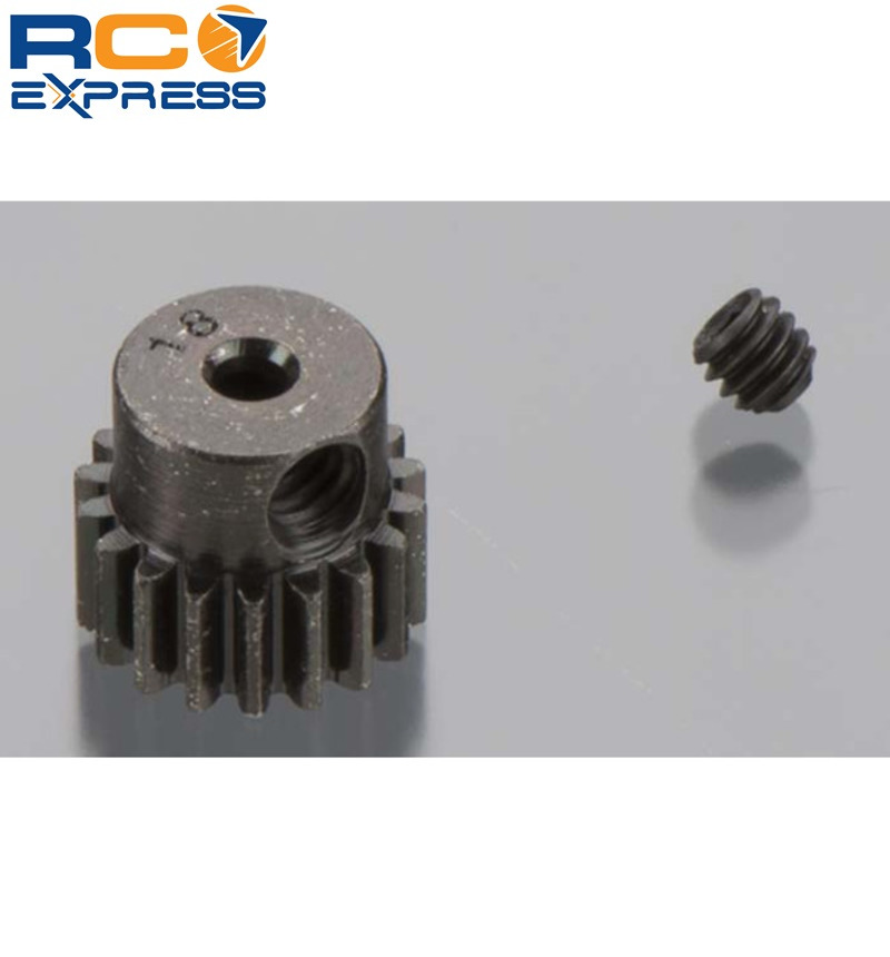 Hot Racing CSG18M05 18t .5 Mod Hardened Steel Pinion Gear 1/8 Bore