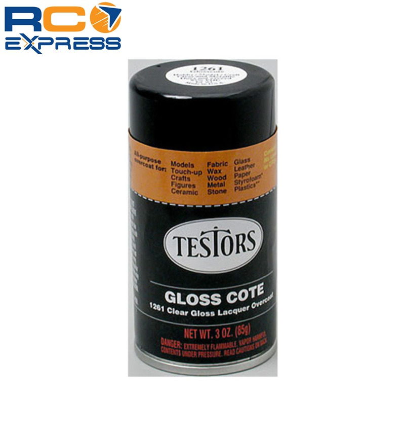 Testors Spray Lacquer Glosscote 3 Ounce TES1261T eBay