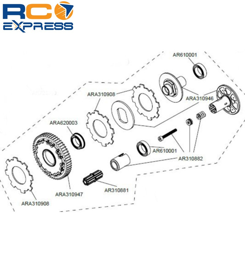 arrma typhon 3s parts