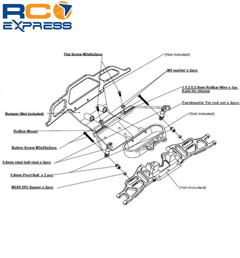 2wd slash sway bar kit